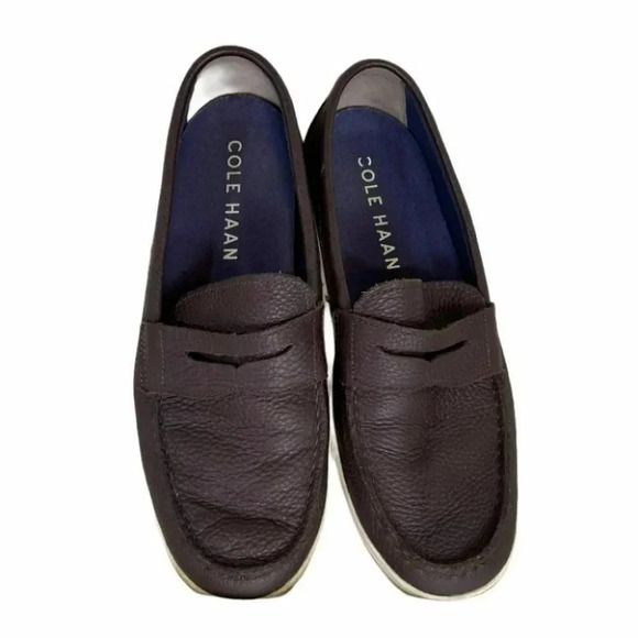Cole Haan 10M mens brown Hyannis penny loafer - Picture 4 of 7